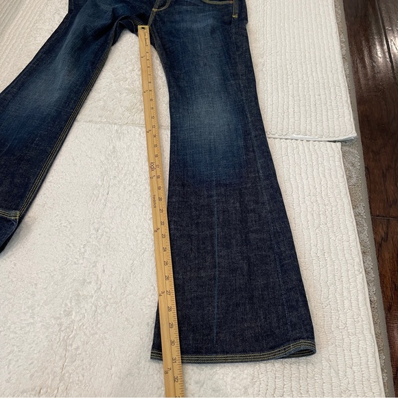 AG Adriano Goldschmied The Merlot Low Rise Bootcut Jeans Dark Wash - Picture 12 of 14